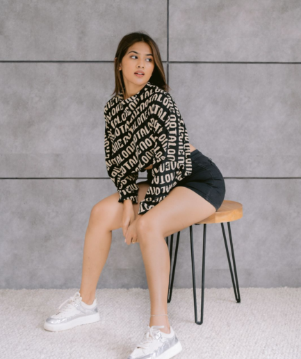 Sketch - Printed Sweater Top